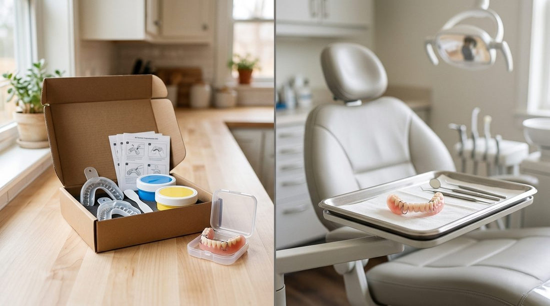 Buying Partial Dentures Online vs In-Person: An Honest Comparison